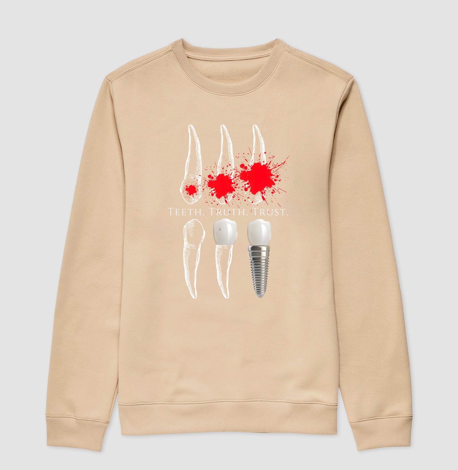 Camisa Teeth. Truth. Trust.