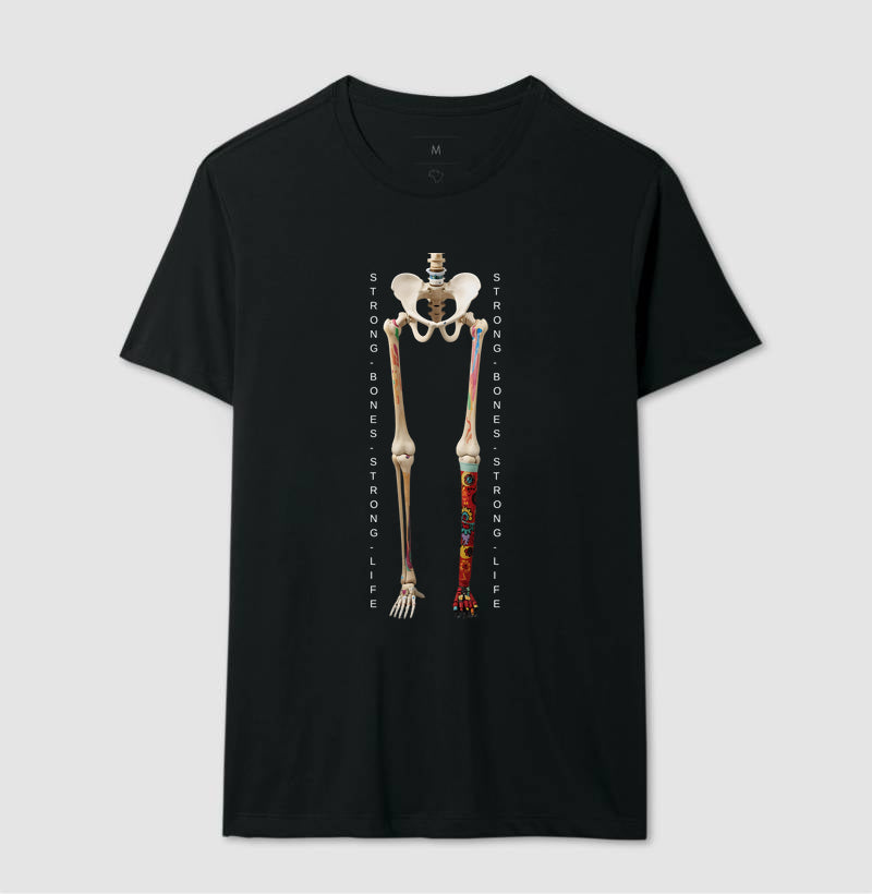 Camiseta Strong Bones, Strong Life