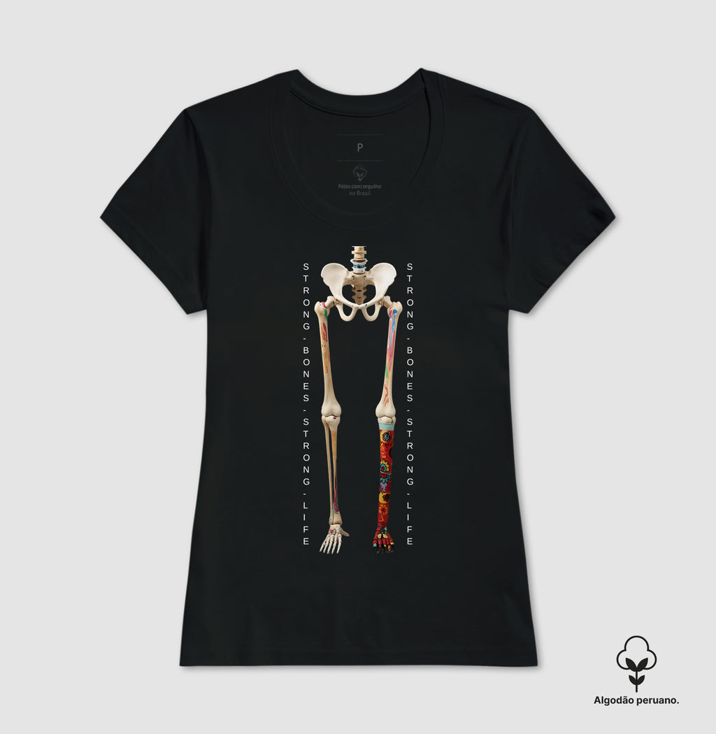 Camiseta Strong Bones, Strong Life