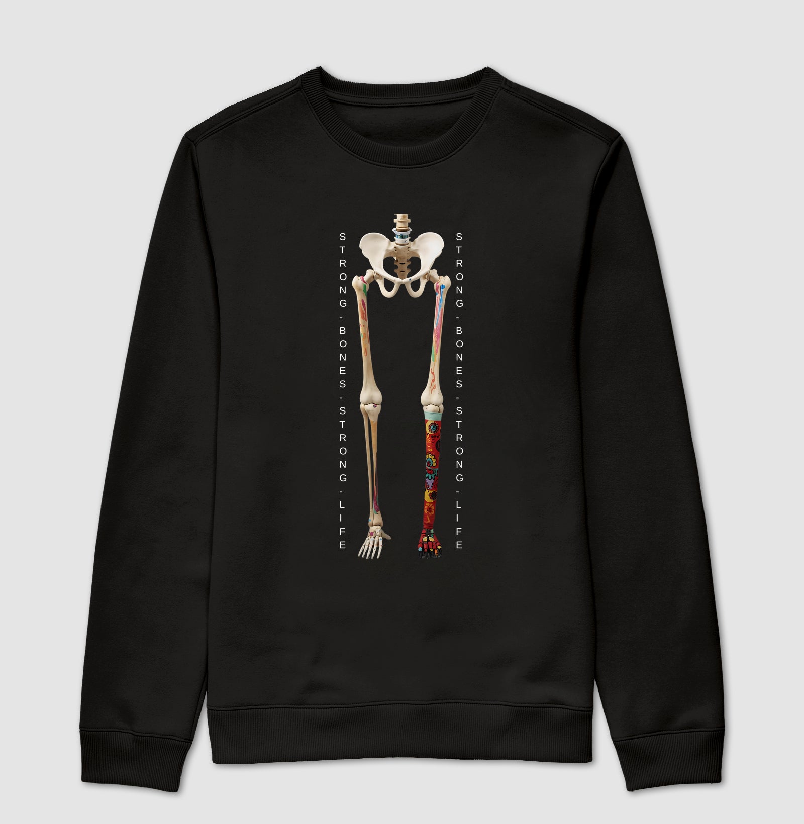 Camiseta Strong Bones, Strong Life