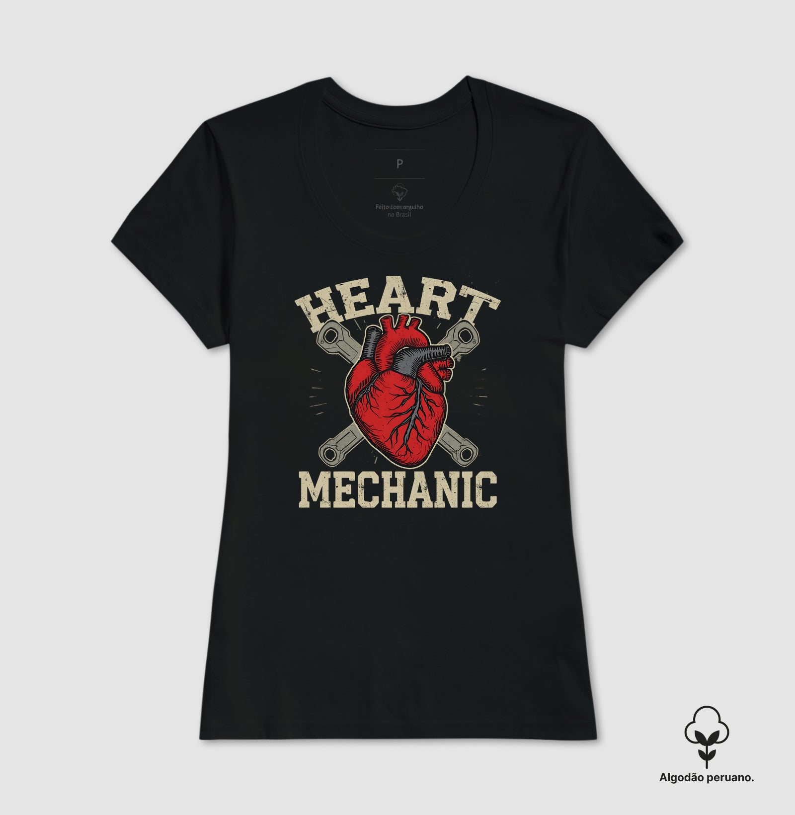Camisa Heart Mechanic