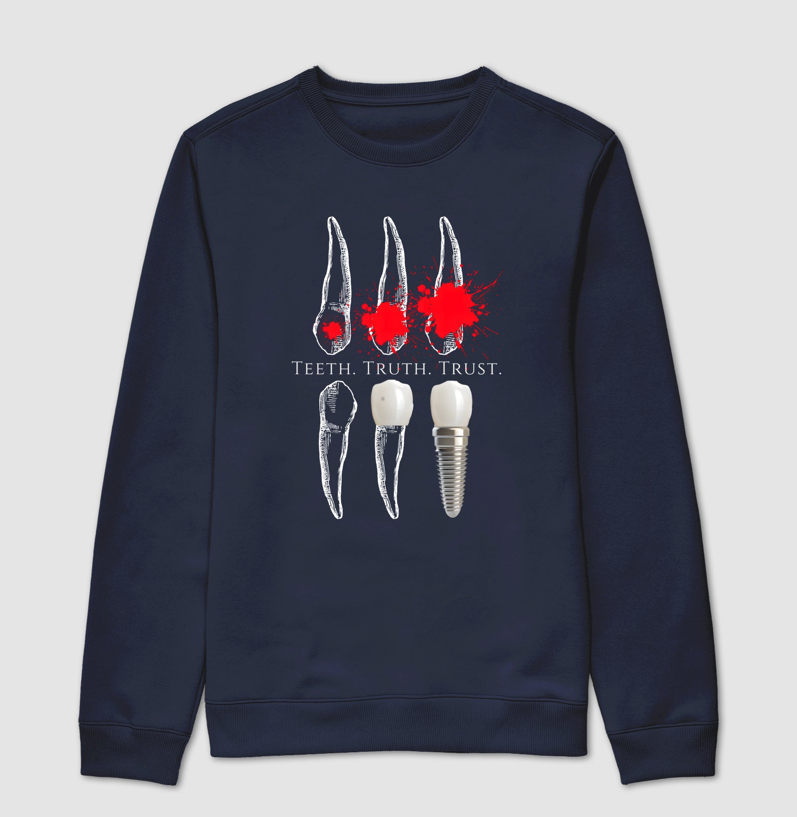 Camisa Teeth. Truth. Trust.