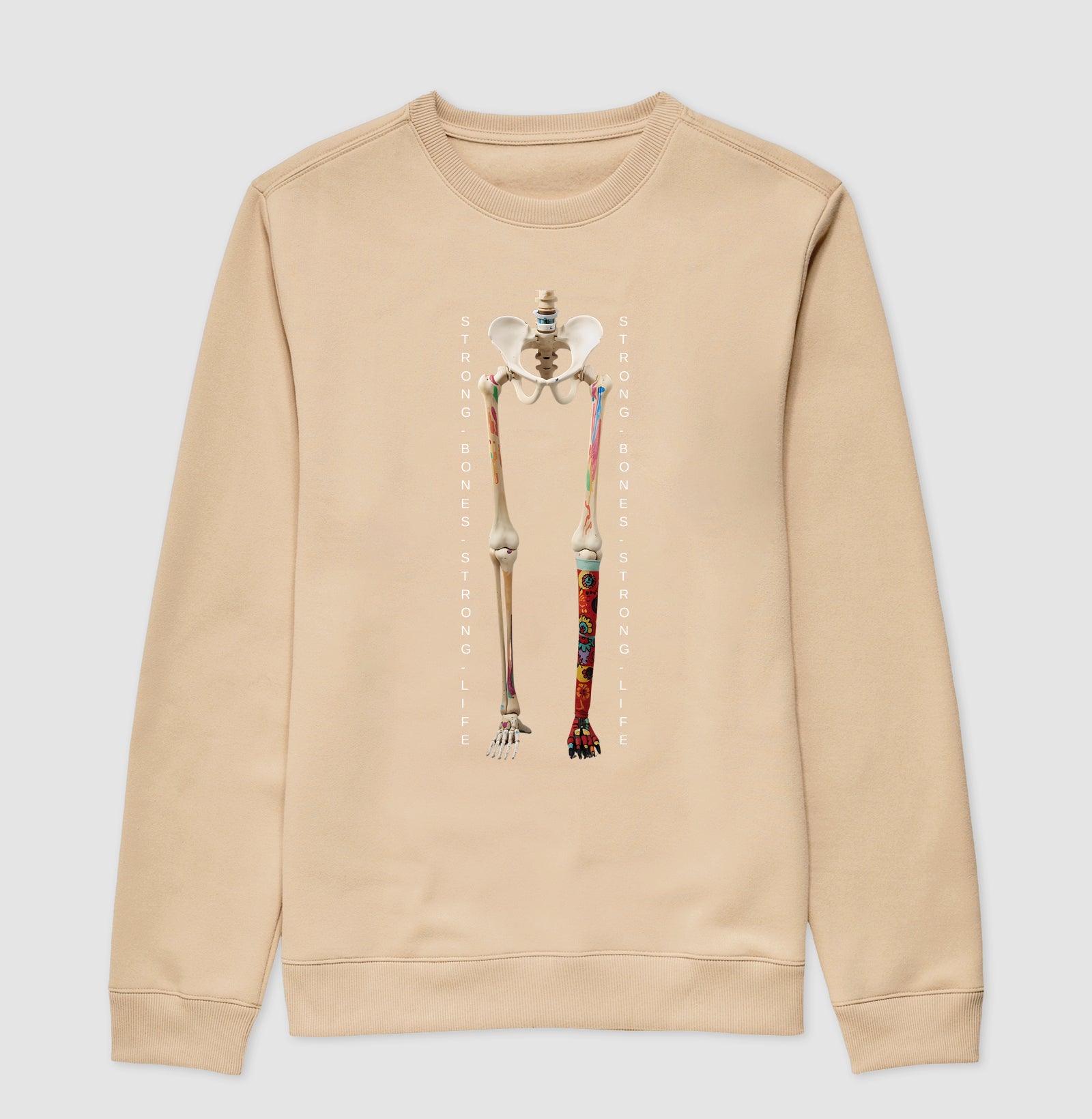 Camiseta Strong Bones, Strong Life