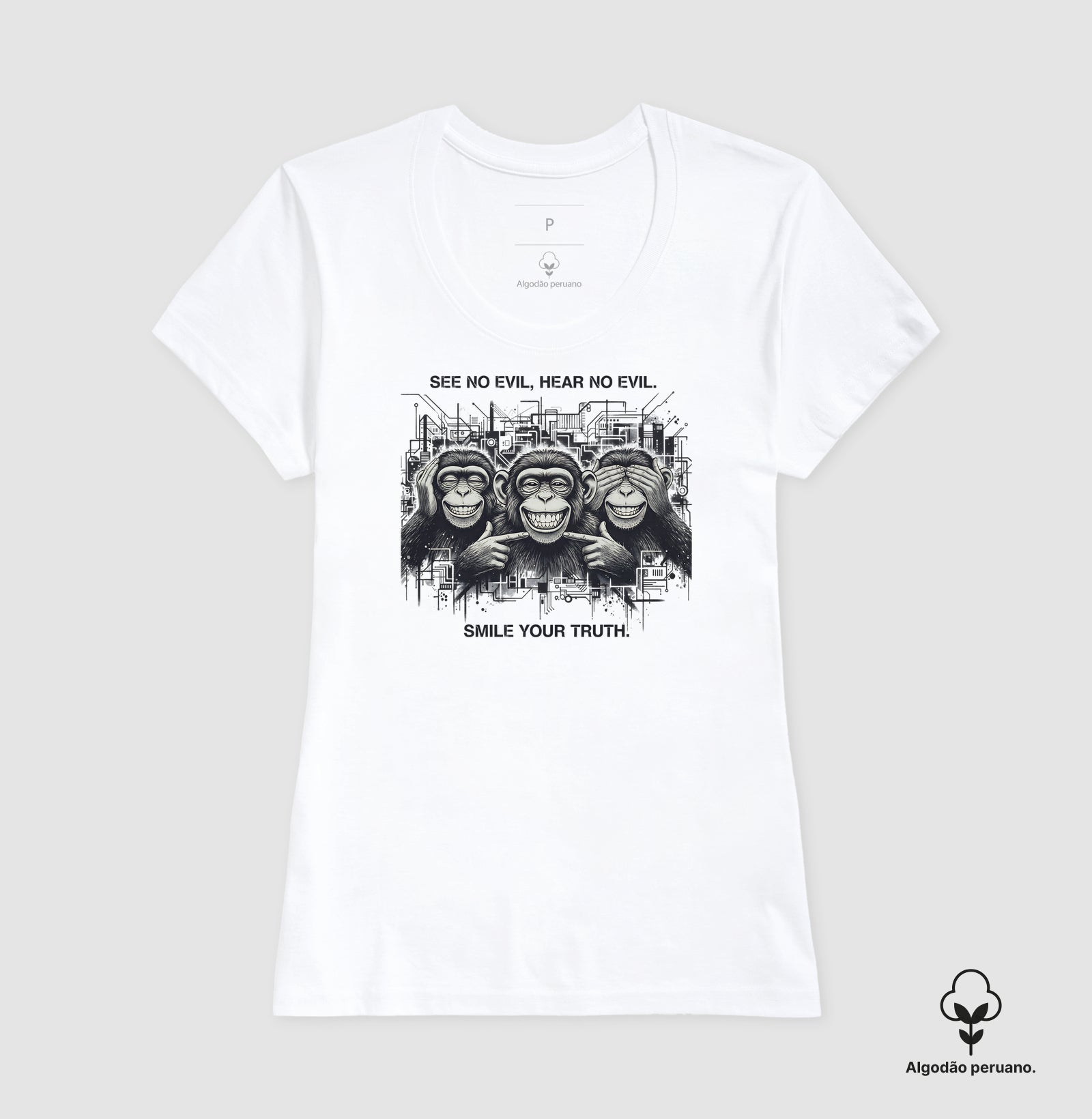 Camisa No Noise, Just Shine