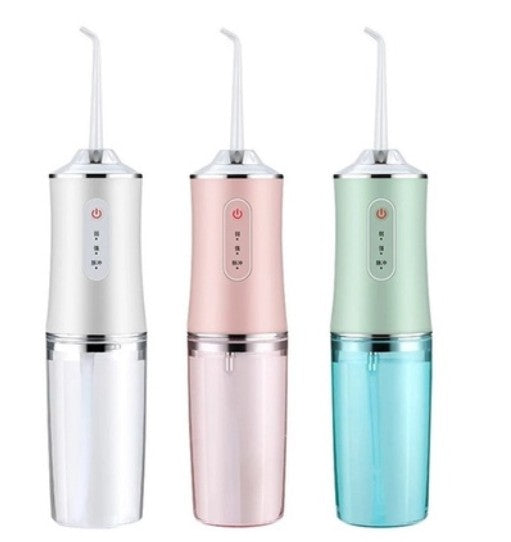 Irrigador Dental Oral Recarregavél 220ml Higiene Limpeza Bucal Portátil Limpador